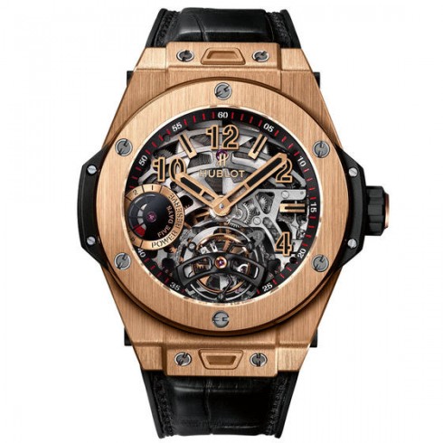 Hublot Big Bang Tourbillion Power Reserve 5 Days Skeleton Dial 18k King Gold Men's Watch 405.OX.0138.LR watches