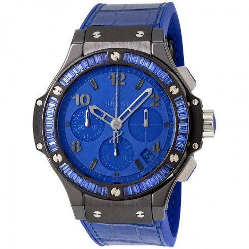 Hublot Big Bang Tutti Frutti Blue Dial Chronograph Unisex Watch 341CL5190LR1901 watches