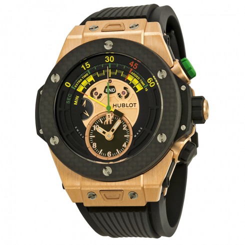 Hublot Big Bang Unico Bi-Retrograde FIFA 2014 Black Dial Men's Watch 412OQ1128RX watches