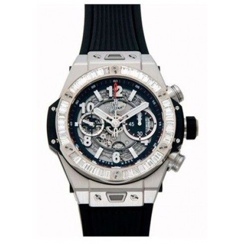 Hublot Big Bang Unico Diamond Titanium Automatic Skeletal Dial Men's Watch 411.NX.1170.RX.1904 watches