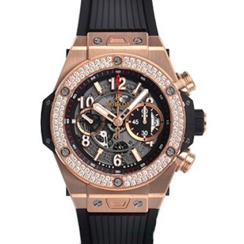 Hublot Big Bang Unico King Gold Dial Silver Automatic Men's Watch 411.OX.1180.RX.1104 watches