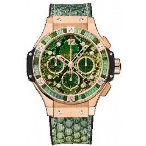Hublot Boa Big Bang Green Dial Python Strap Automatic Men's Watch 341.PX.7818.PR.1978 watches