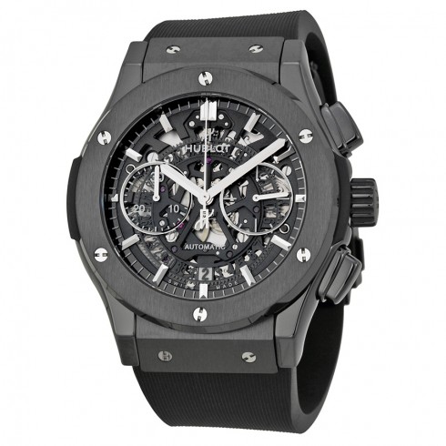 Hublot Classic Fusion Aerofusion Chronograph Automatic Black Magic Skeleton Dial Men's Watch 525.CM.0170.RX watches