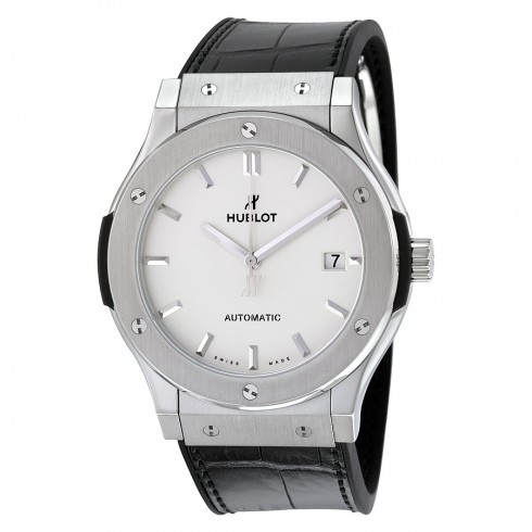 Hublot Classic Fusion Opaline Dial Titanium Automatic 45 MM Men's Watch 511.NX.2611.LR watches