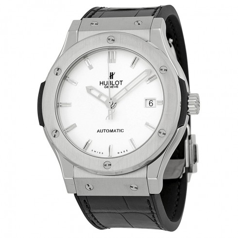 Hublot Classic Fusion Automatic White Dial Black Leather Men's Watch 511NX2610LR watches
