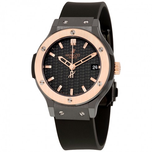 Hublot Classic Fusion Black Carbon Dial Ladies Watch 561.CO.1780.RX watches