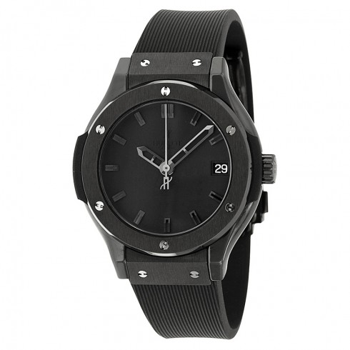 Hublot Classic Fusion Black Dial Black Ceramic Unisex Watch 581.CM.1110.RX watches