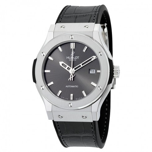 Hublot Classic Fusion Black Dial Black Leather Men's Watch 542NX7070LR watches