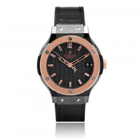 Hublot Classic Fusion Black Dial Black Leather Strap Unisex Watch 561.CP.1780.LR watches
