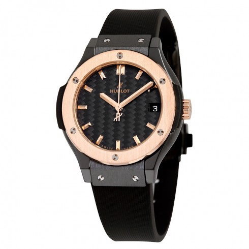 Hublot Classic Fusion Black Dial Black Rubber Watch 581CO1781RX watches