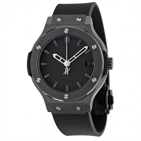 Hublot Classic Fusion Black Dial Rubber Strap Men's Watch 561.CM.1110.RX watches