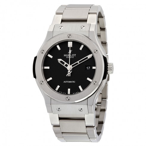 Hublot Classic Fusion Black Dial Titanium Automatic Men's Watch 542.NX.1170.NX watches