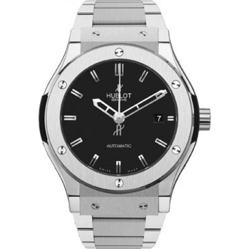 Hublot Classic Fusion Black Dial Titanium Automatic Men's Watch 565NX1170NX watches