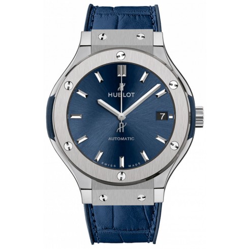 Hublot Classic Fusion Blue Sunray Dial Titanium 38mm Automatic Men's Watch 565.NX.7170.LR watches