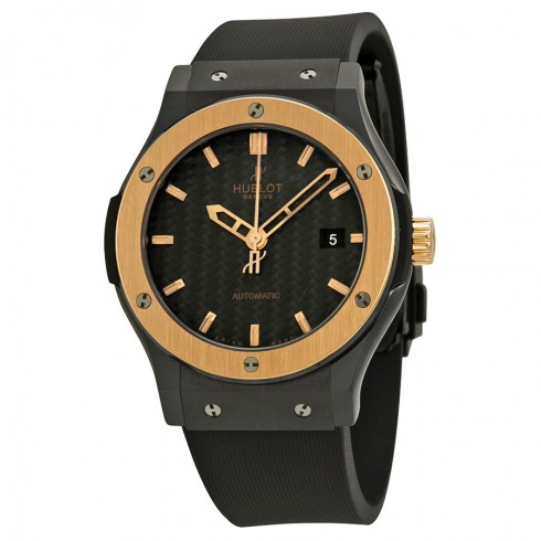 Hublot Classic Fusion Ceramic King Gold Black Dial Men's Watch 542.CO.1780.RX watches