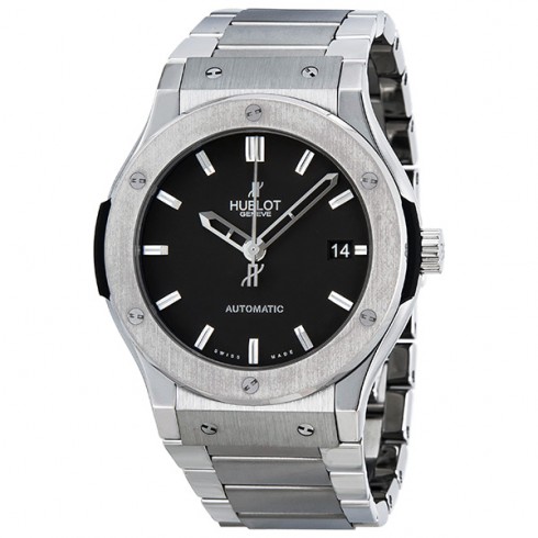 Hublot Classic Fusion Mat Black Dial Titanium Men's Watch 511.NX.1170.NX watches