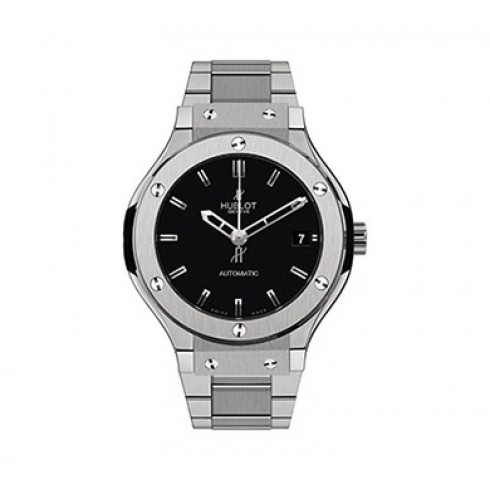 Hublot Classic Fusion Matte Black Dial Automatic Titanium Men's Watch 585.NX.1170.NX watches