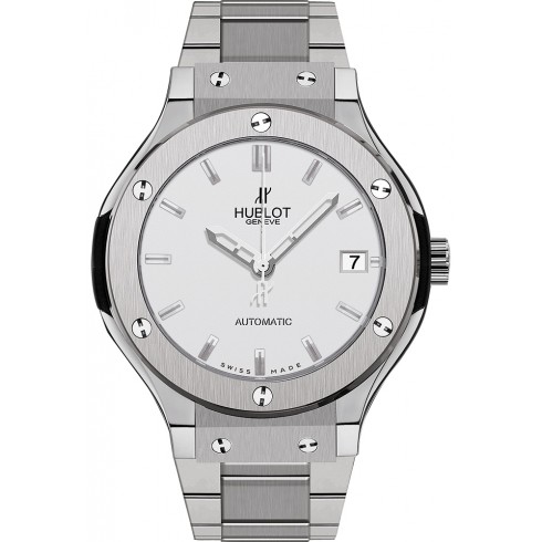 Hublot Classic Fusion Silver Dial Titanium Automatic Men's Watch 565.nx.2610.nx watches