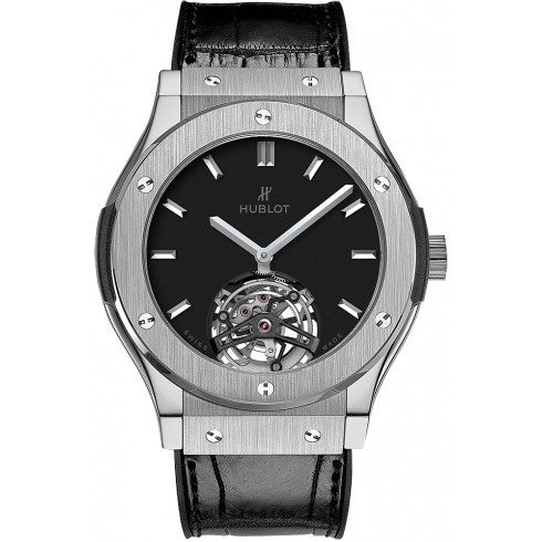 Hublot Classic Fusion Tourbillon 45mm Dial Black Automatic Men's Watch 505.NX.1170.LR watches