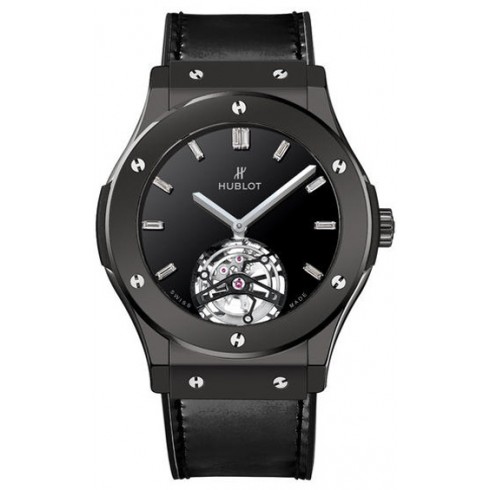 Hublot Classic Fusion Tourbillon Night Out Dial Black Automatic Men's Watch 505.CS.1270.VR watches