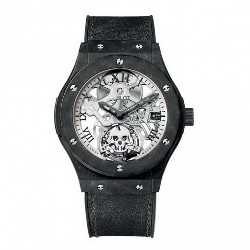 Hublot Classic Fusion Tourbillon Skull Dial Skeleton Automatic Men's Watch 505.UC.0170.VR.SKULL watches