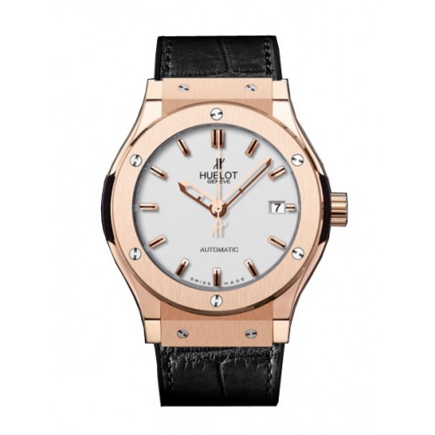 Hublot Classic Fusion White Dial Black Leather Automatic Men's Watch 542OX2610LR watches