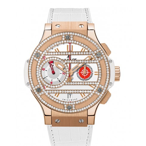 Hublot Costa Smeralda Matte White 18kt Rose Gold White Leather Men's Watch 347PE2123LR1104PCM watches