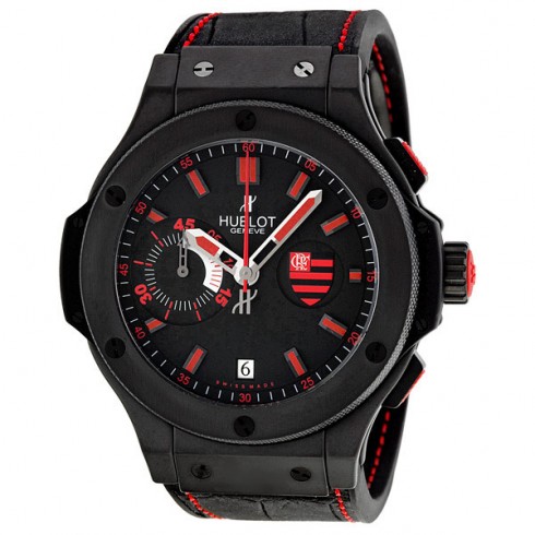 Hublot Flamengo Bang Black Rubber Gummy Alligator Men's Watch 318.CI.1123.GR.FLM11 watches