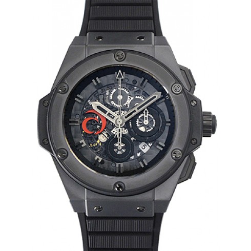 Hublot King Power Alinghi Black Skeleton Dial Black Rubber Men's Watch 710.CI.0110.RX.AGI10 watches