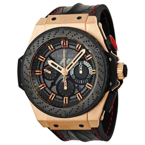 Hublot King Power Automatic Black Dial 18kt Rose Gold Men's Watch 703.OM.6912.HR.FMC12 watches