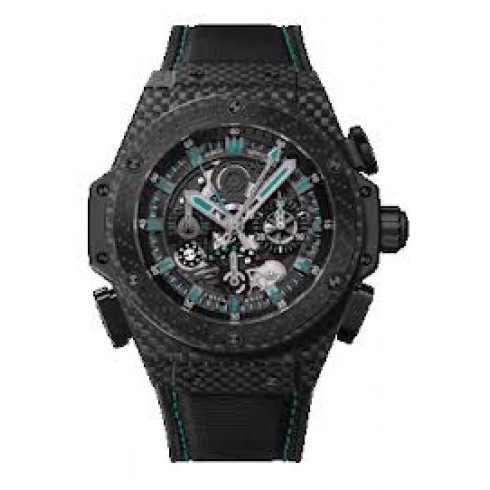 Hublot King Power F1 Black Dial Carbon Fiber Rubber Men's Watch 719.QM.1729.NR.FAD11 watches
