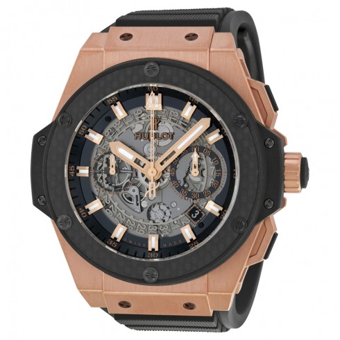 Hublot King Power Unico Black Dial Rose Gold Automatic Men's Watch 701OQ0180RX watches