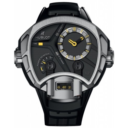 Hublot Masterpiece MP-02 Key of Time Black Dial Titanium Men's Watch watches