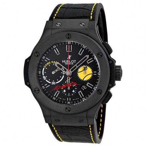 Hublot Nastie Bang Black Dial Black Ceramic Men's Watch 301CI8017GRNST11 watches