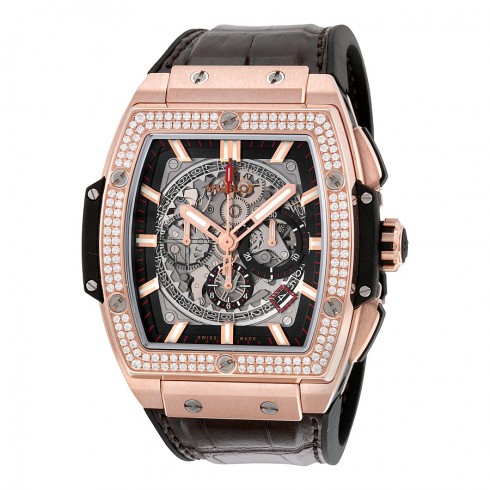 Hublot Spirit of Big Bang 18kt King Gold Diamond Men's Watch 601.OX.0183.LR.1104 watches
