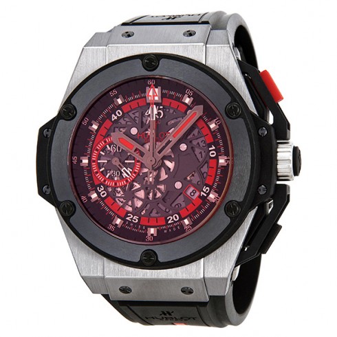 Hublot Uefa Euro Skeleton Black Rubber Men's Watch 716.NM1129.RX.EUR watches
