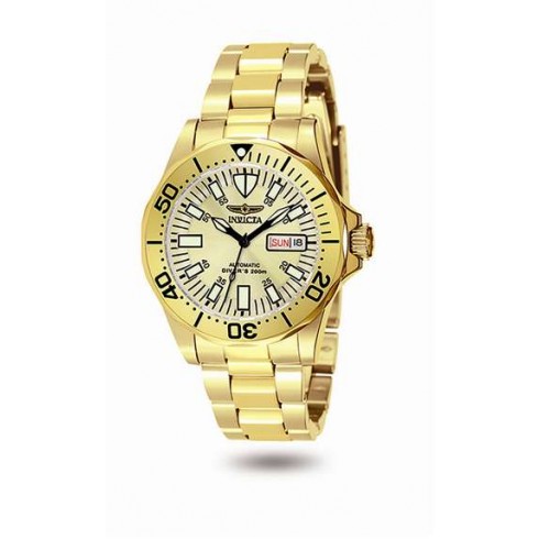 Invicta Sapphire Diver Gold Tone Stainless Steel Men's Watch 7047 watches