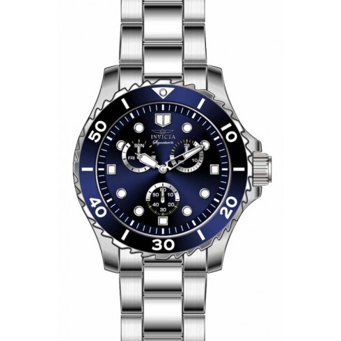 Invicta Signature II Multi-Function Blue Dial Stainless Steel Men's Watch 7050 watches