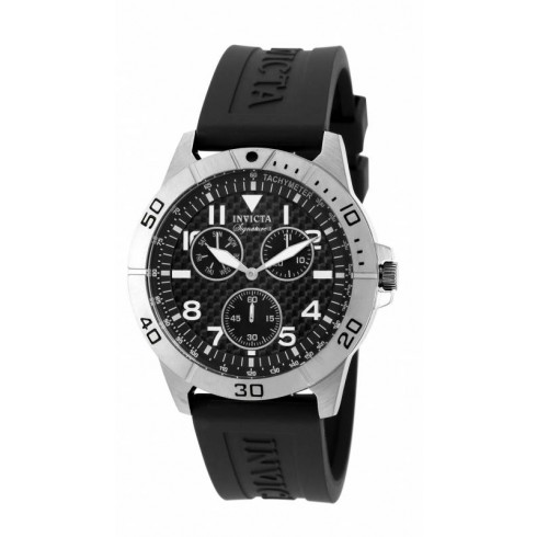Invicta Signature Multi-Function Black Dial Black Rubber Men's Watch 7074 watches