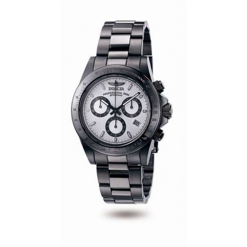 Invicta Speedway Chronograph White Dial Gunmetal Ion-plated Men's Watch 7115 watches