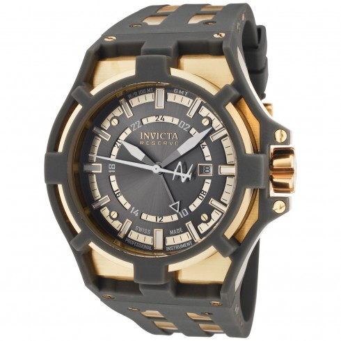 Invicta Akula Gold Tone and Rubber Men's Watch 0628 watches