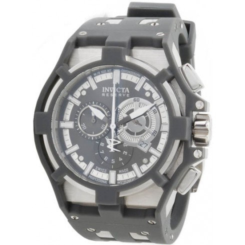 Invicta Akula Grey Polyurethane Chronograph Men's Watch 0631 watches
