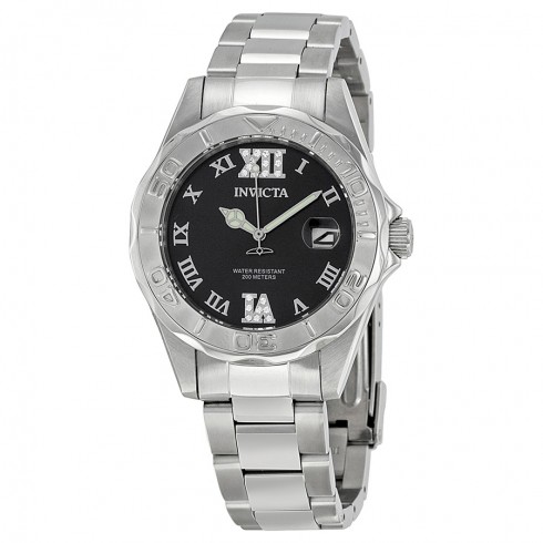 Invicta Angel Black Dial Stainless Steel Ladies Watch 14349 watches