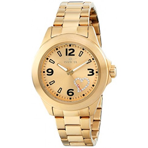 Invicta Angel Champagne Dial Gold-plated Ladies Watch 17933 watches