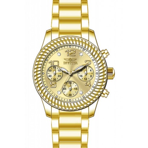 Invicta Angel Chronograph Champagne Dial Yellow Gold-plated Ladies Watch 20266 watches