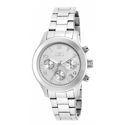 Invicta Angel Chronograph Silver Dial Stainless Steel Ladies Watch 19216 watches