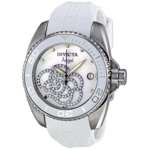 Invicta Angel Crystal Accent Flower Ladies Watch 0486 watches