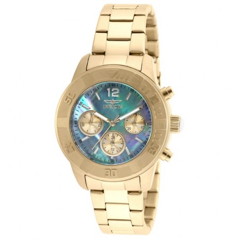 Invicta Angel Mother of Pearl Dial Gold-tone Stainless Steel Ladies Watch 21612 watches