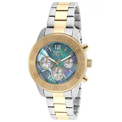 Invicta Angel Mother of Pearl Dial Ladies Two-tone Stainless Steel Watch 21613 watches