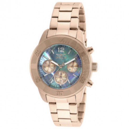Invicta Angel Mother of Pearl Dial Rose Gold-tone Stainless Steel Watch 21611 watches